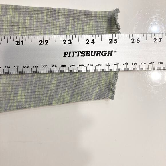 CALVIN KLEIN Hoodie Womens 3X Plus Size Performance Heathered Ruched Lettuce Hem - Picture 11 of 11